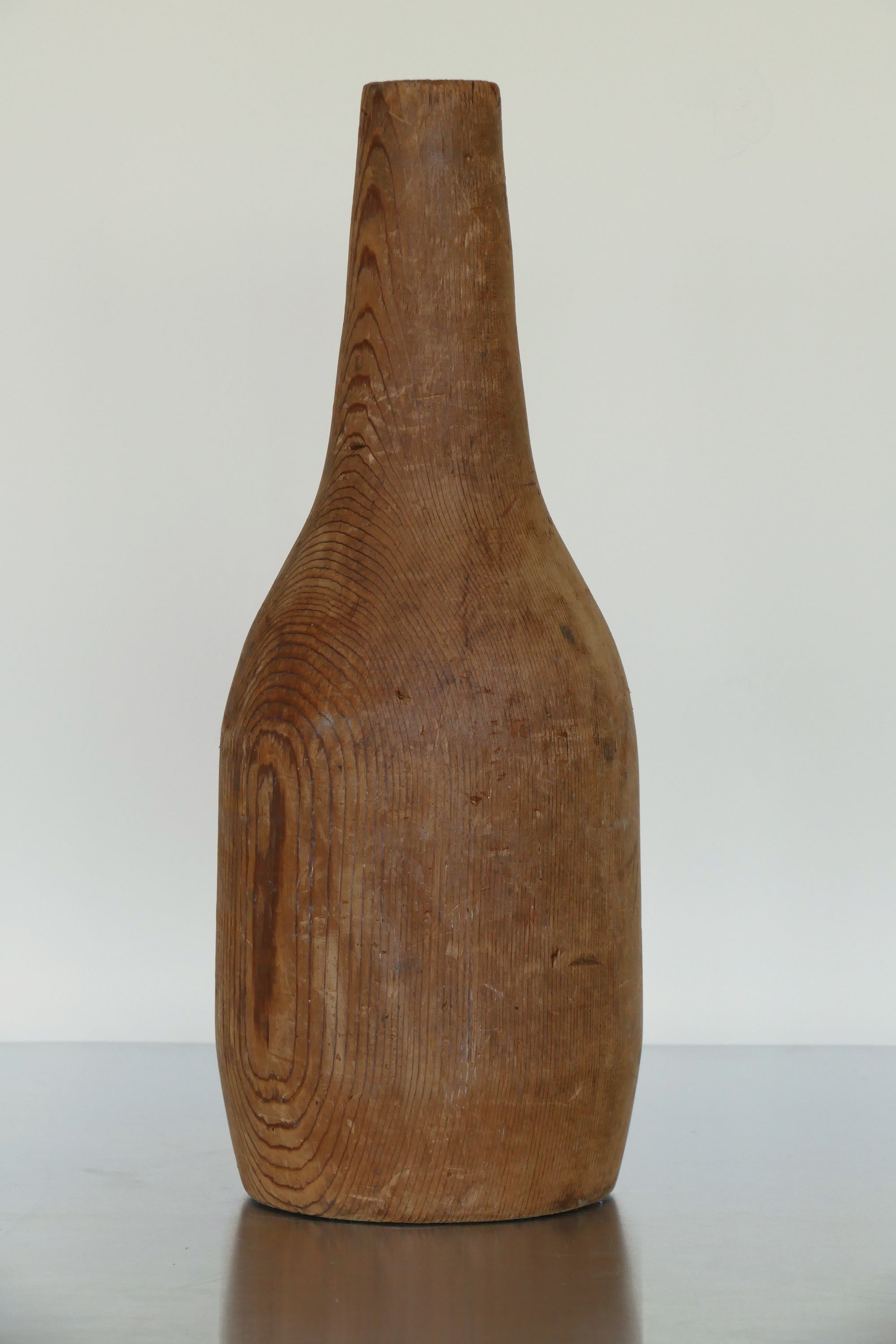 Wooden Vase Sculpture