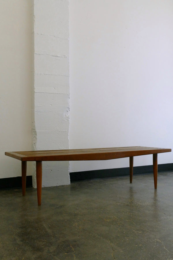 Slatted Bench