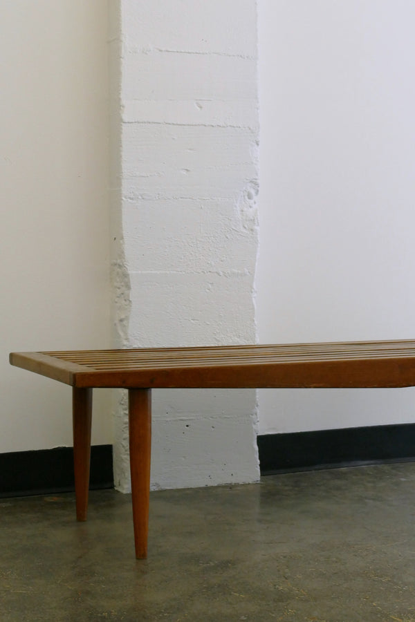 Slatted Bench