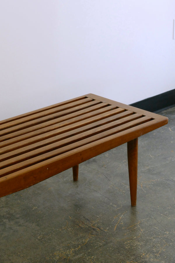 Slatted Bench