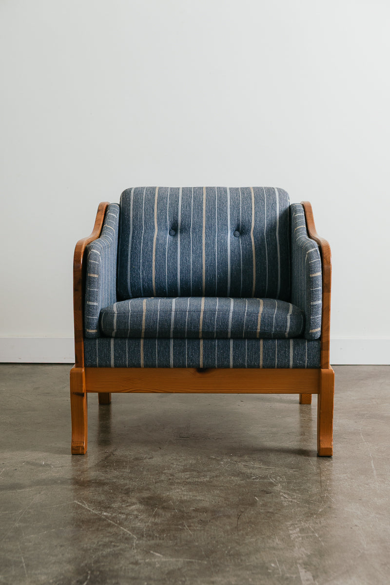 Yngve Ekstrom Pine Lounge Chair