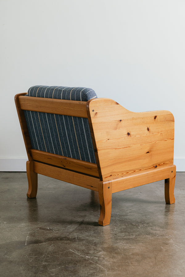 Yngve Ekstrom Pine Lounge Chair