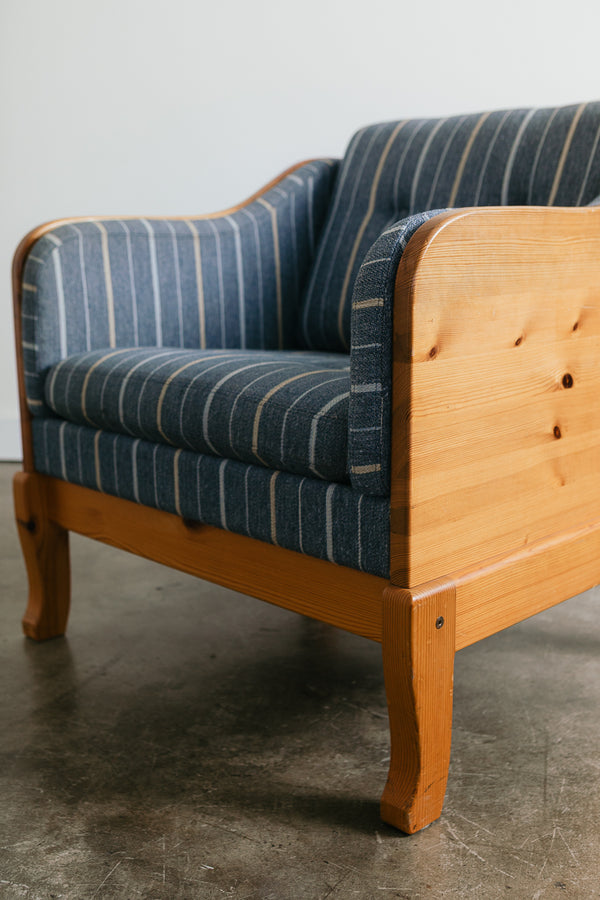 Yngve Ekstrom Pine Lounge Chair