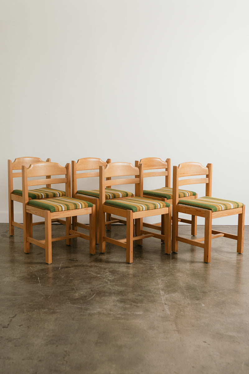 Gilbert Marklund Pine Dining Chairs