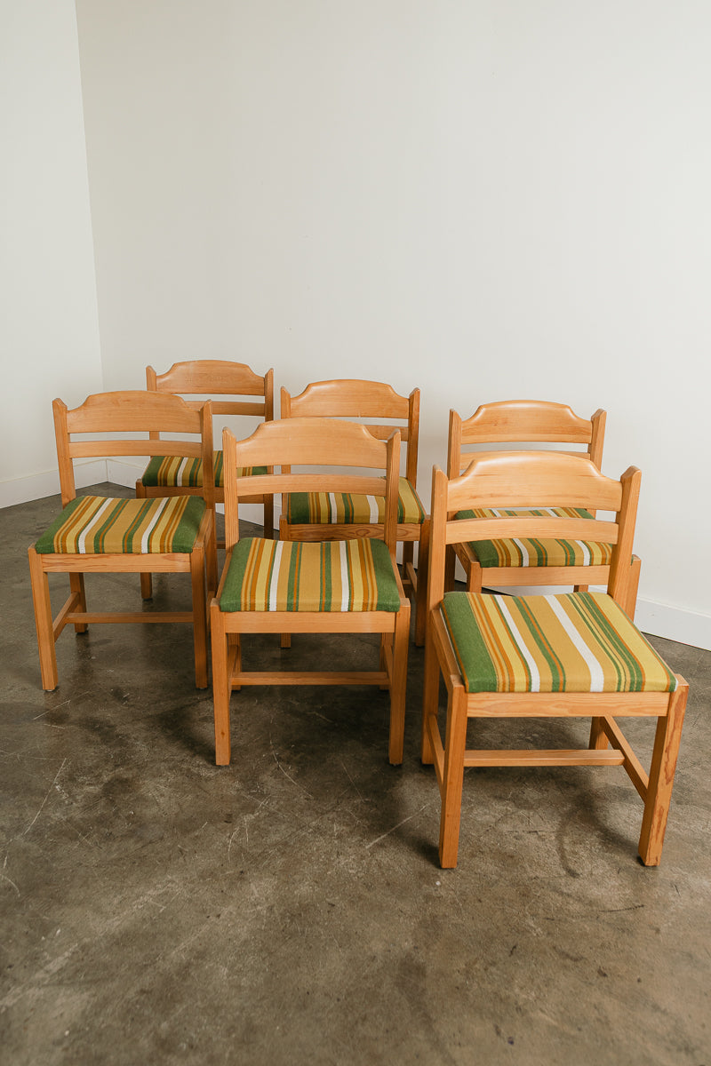 Gilbert Marklund Pine Dining Chairs