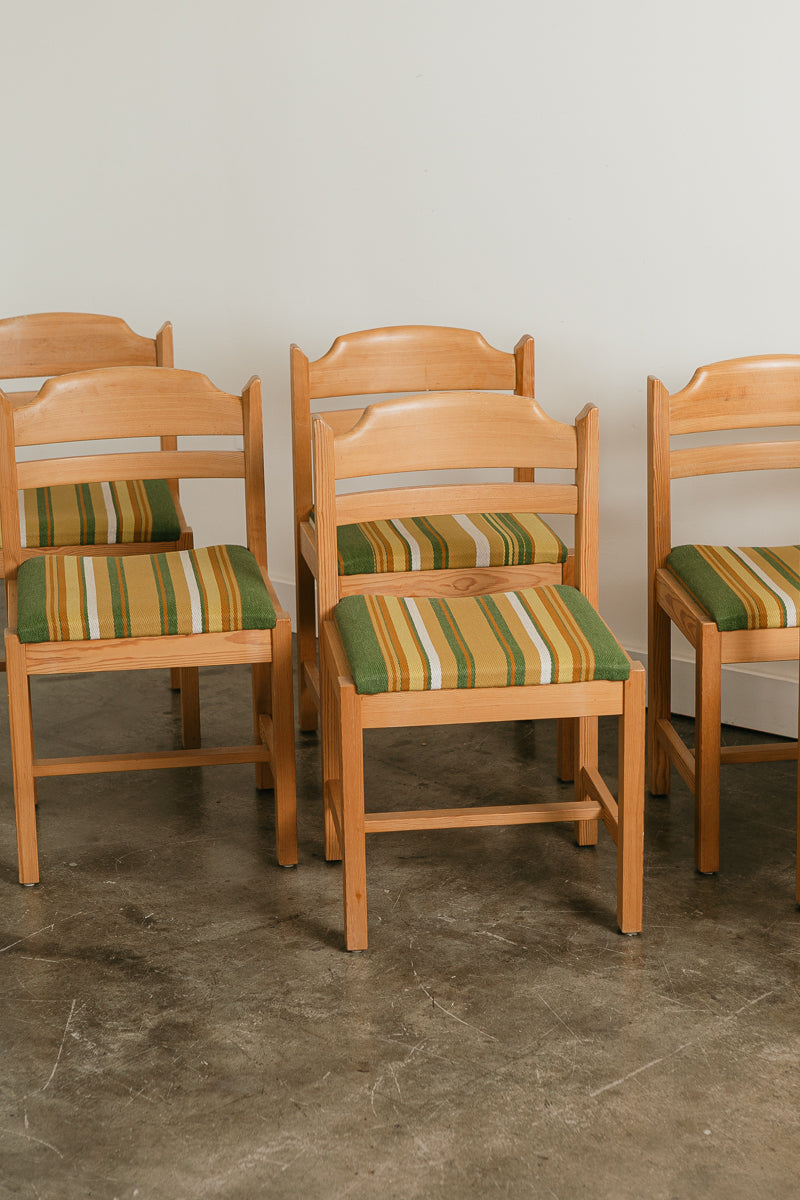 Gilbert Marklund Pine Dining Chairs
