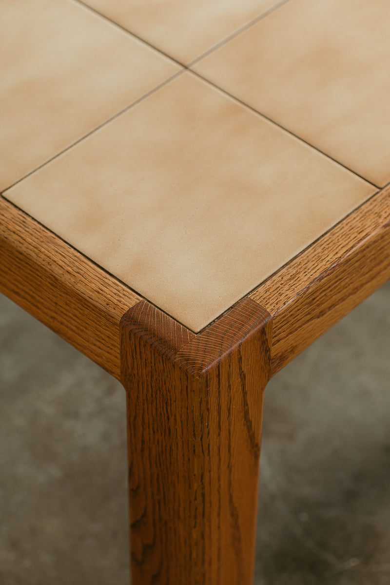 Oak Tiled End Tables