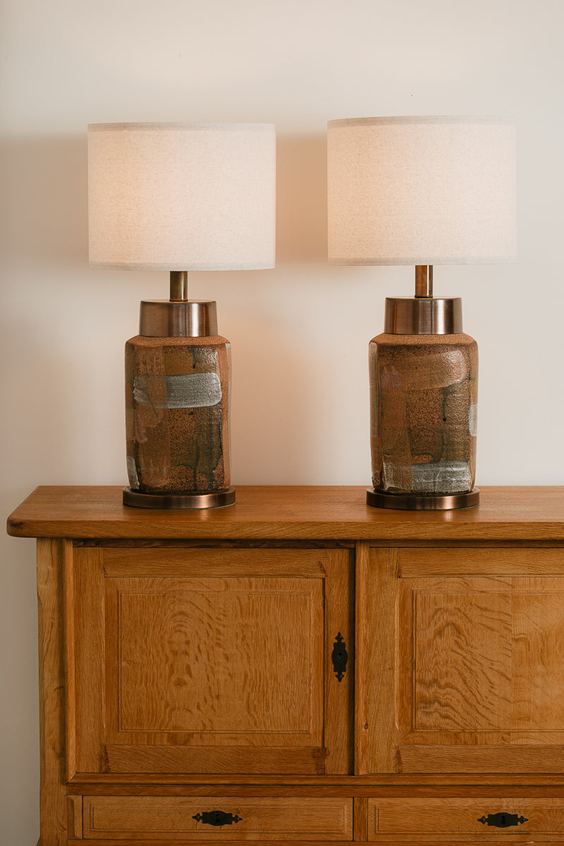 Brent Bennett Ceramic Table Lamps