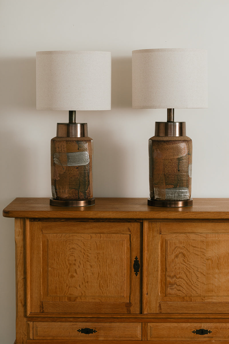 Brent Bennett Ceramic Table Lamps