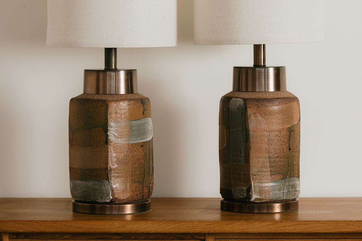 Brent Bennett Ceramic Table Lamps
