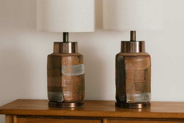 Brent Bennett Ceramic Table Lamps