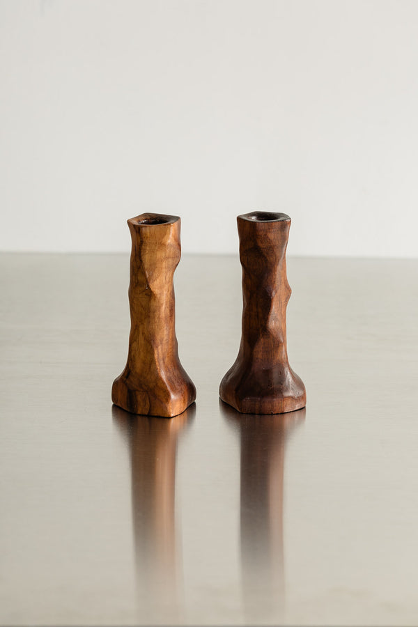 Carved Candlesticks