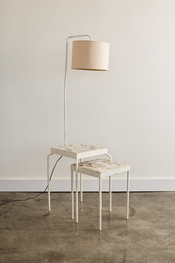 Agate Floor Lamp Table