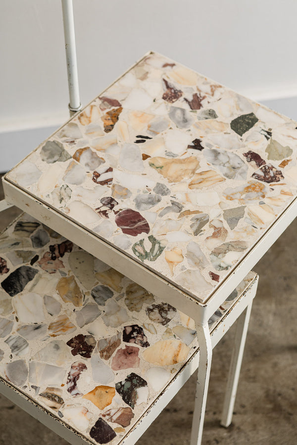 Agate Floor Lamp Table