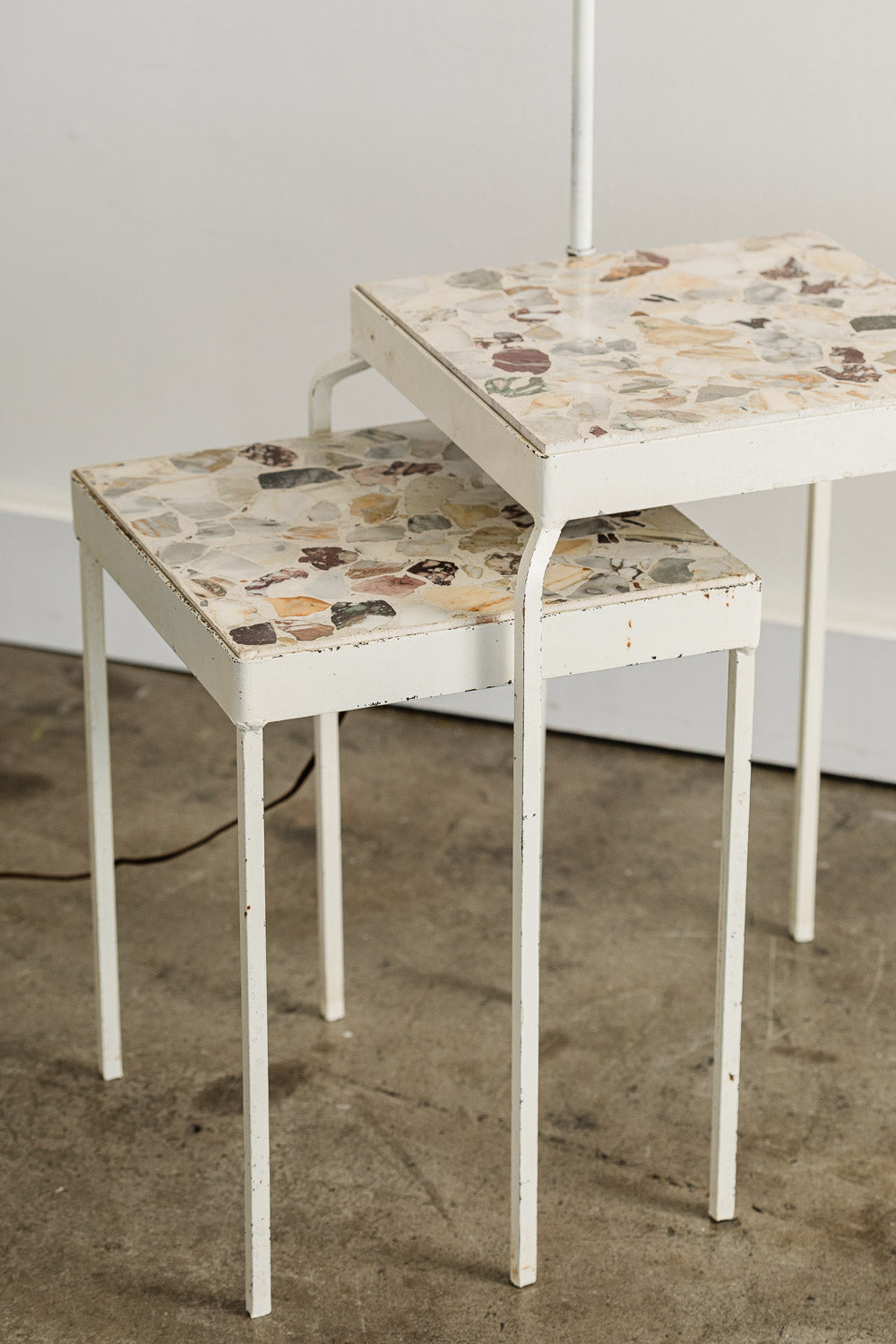 Agate Floor Lamp Table