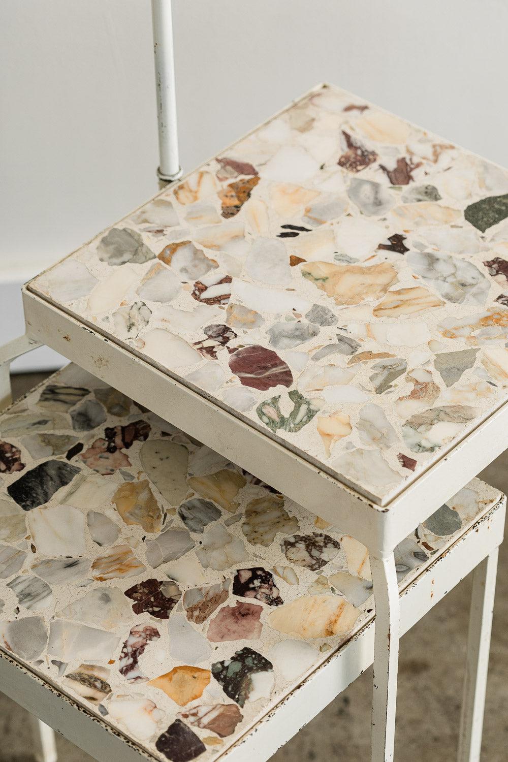 Agate Floor Lamp Table