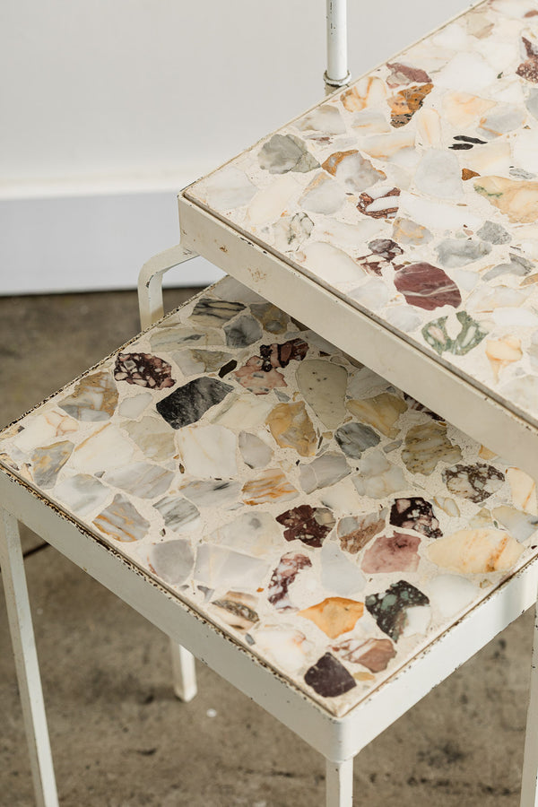 Agate Floor Lamp Table