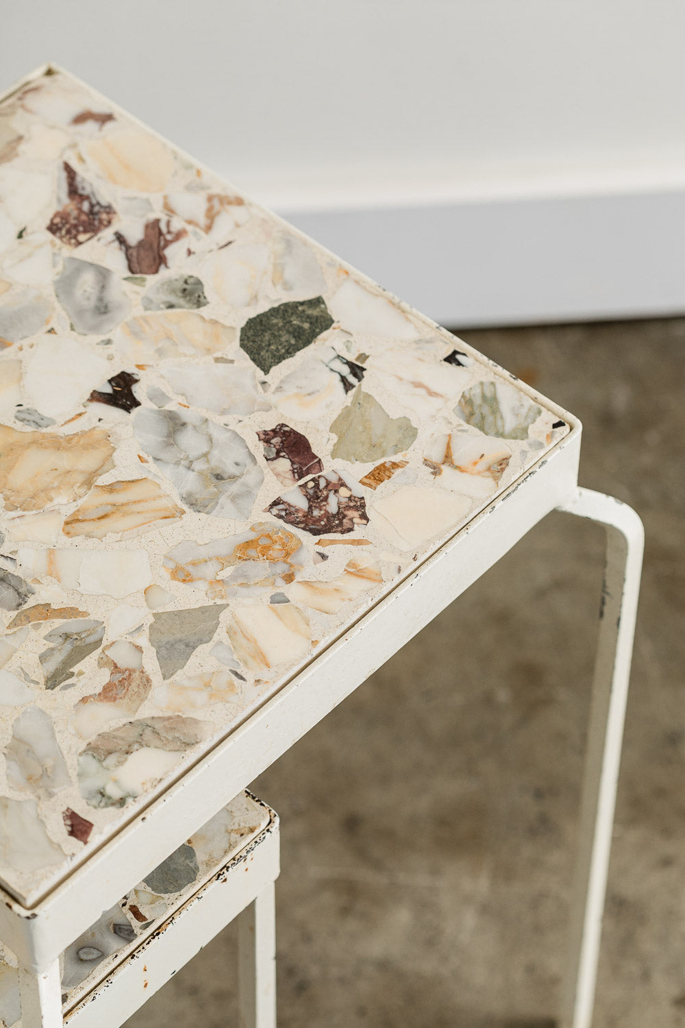 Agate Floor Lamp Table