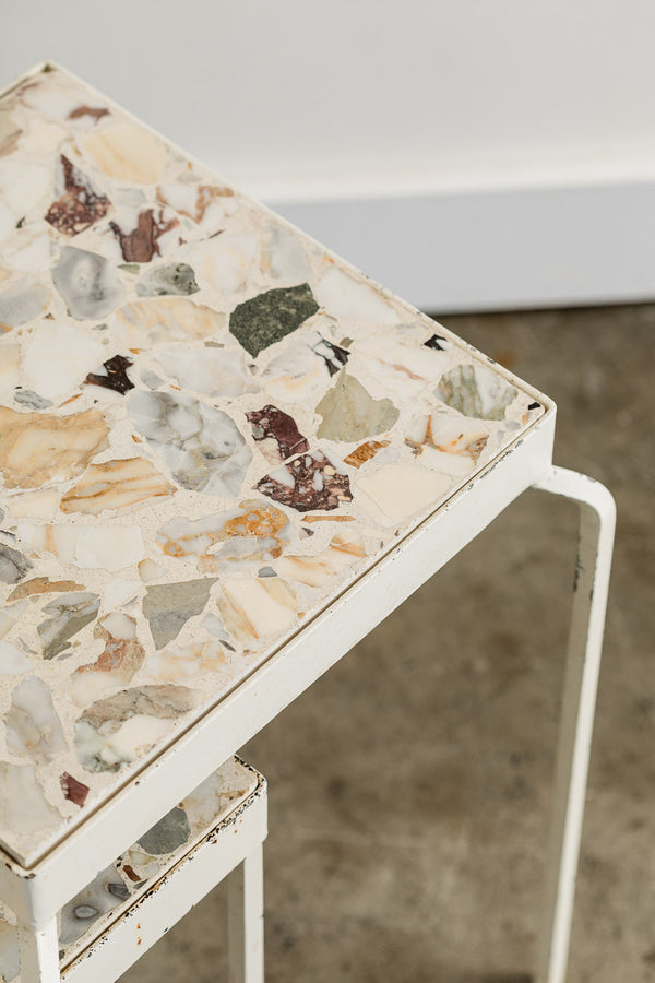 Agate Floor Lamp Table