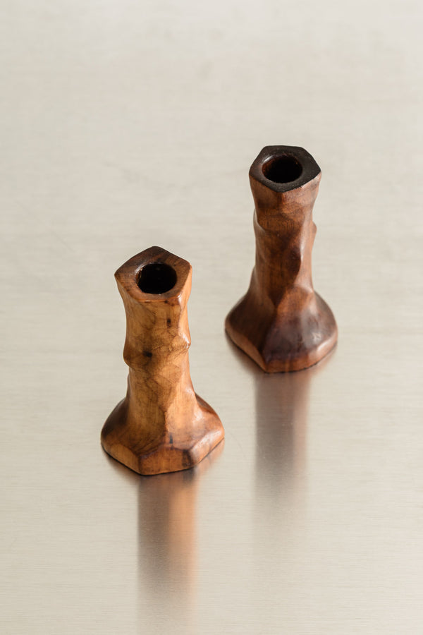 Carved Candlesticks