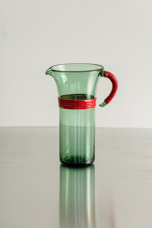 Italian Glass Pitcher