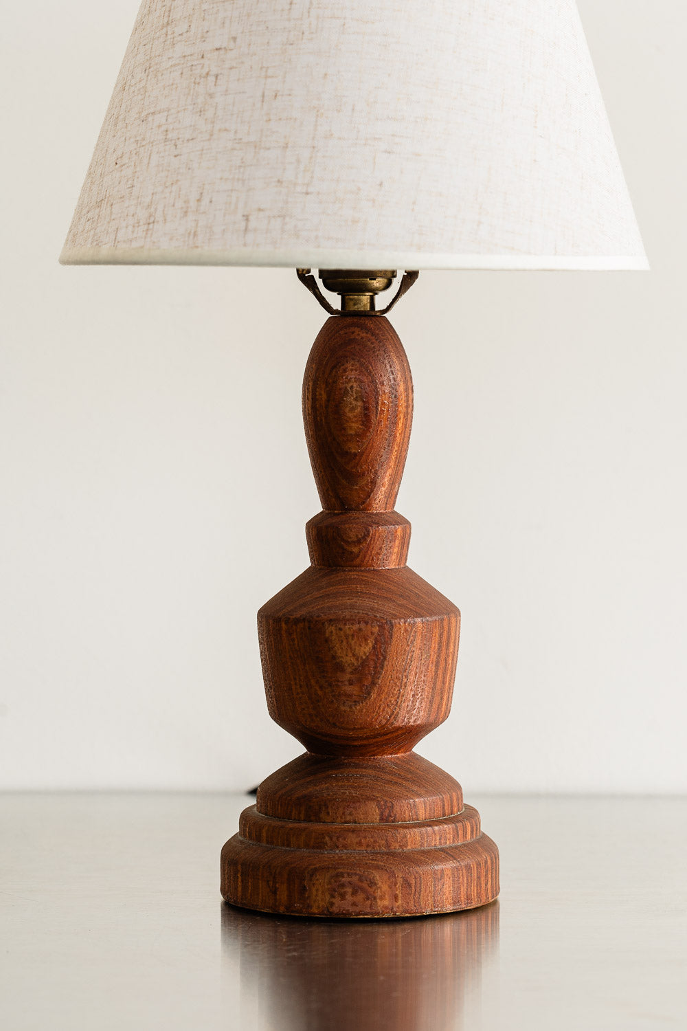 Turned Wood Lamp