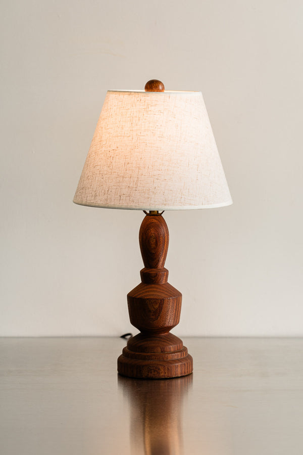 Turned Wood Lamp