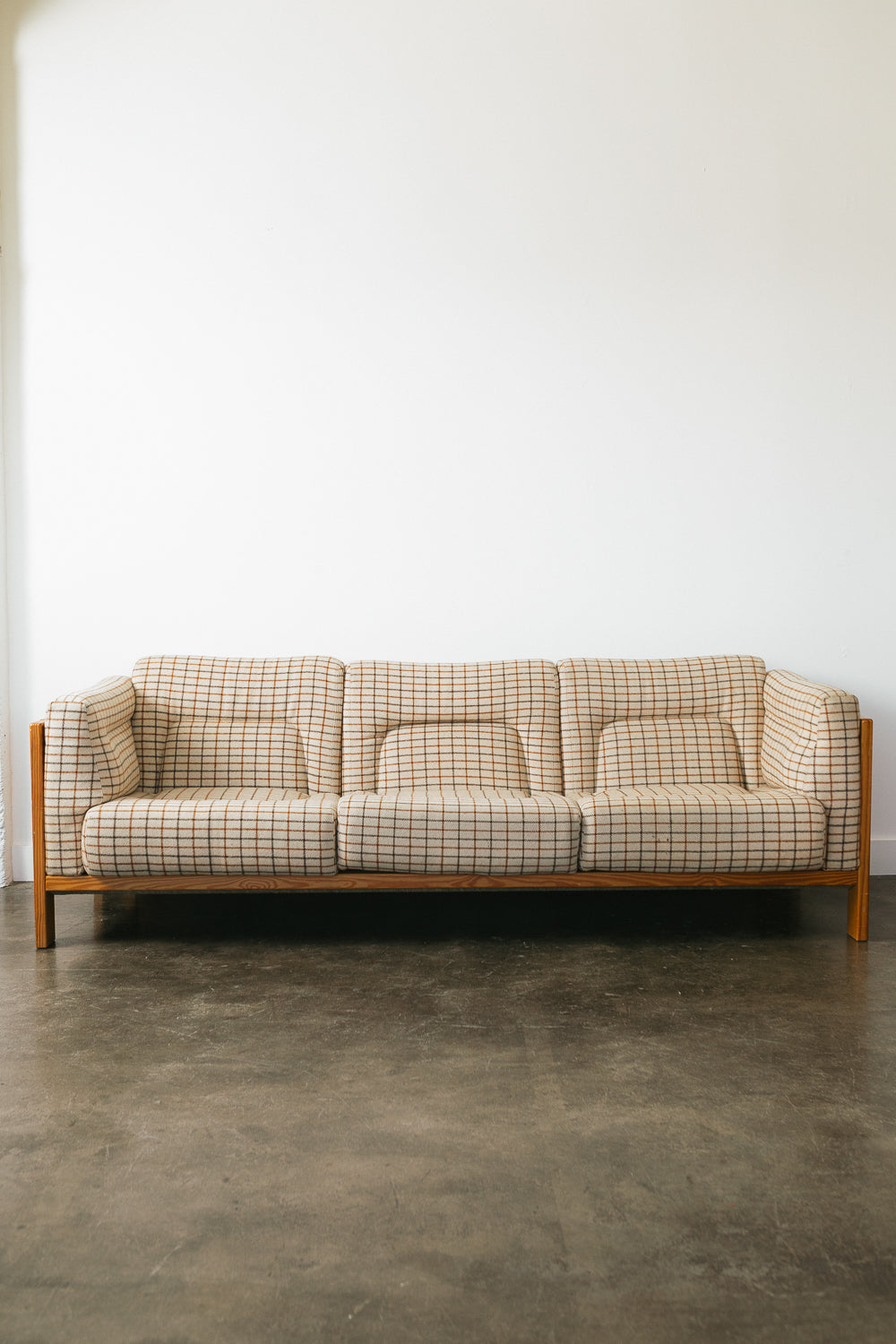 Plaid Sofa