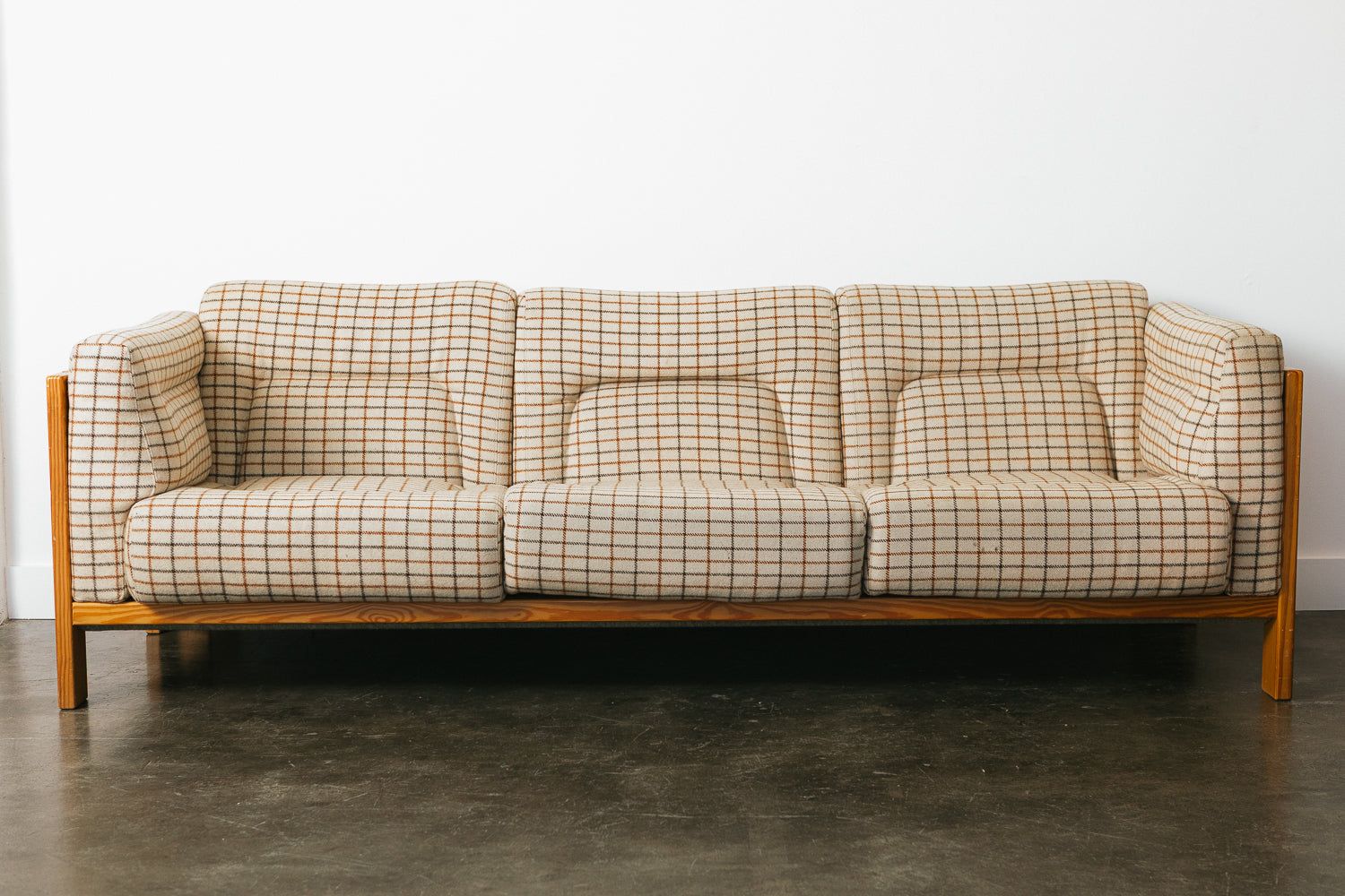 Plaid Sofa