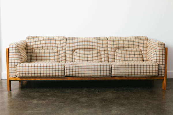 Plaid Sofa