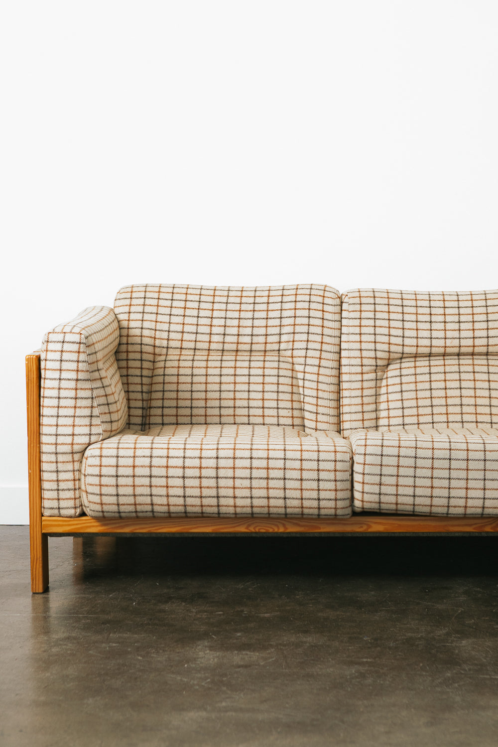 Plaid Sofa