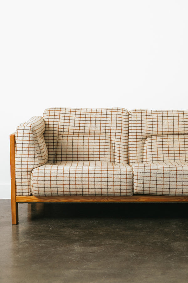 Plaid Sofa