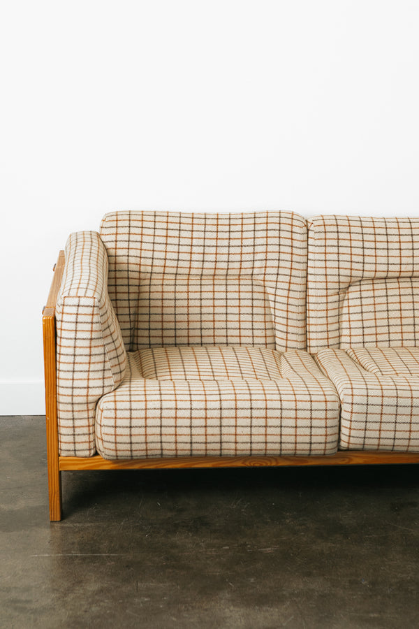 Plaid Sofa
