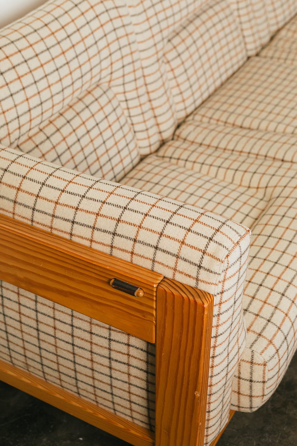 Plaid Sofa
