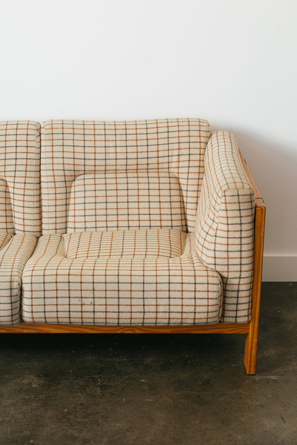 Plaid Sofa