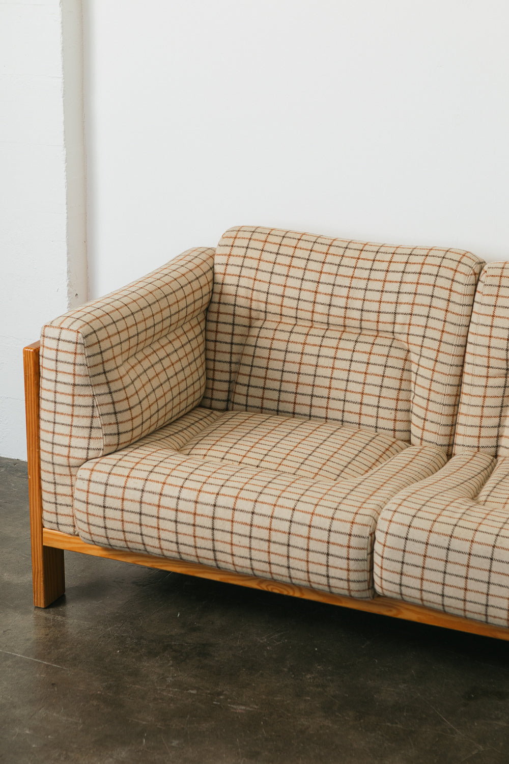 Plaid Sofa