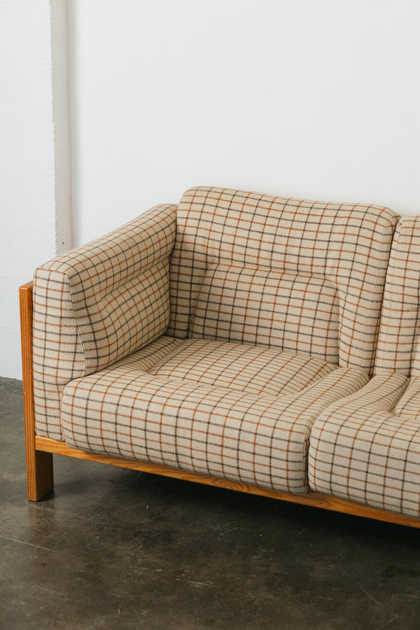 Plaid Sofa