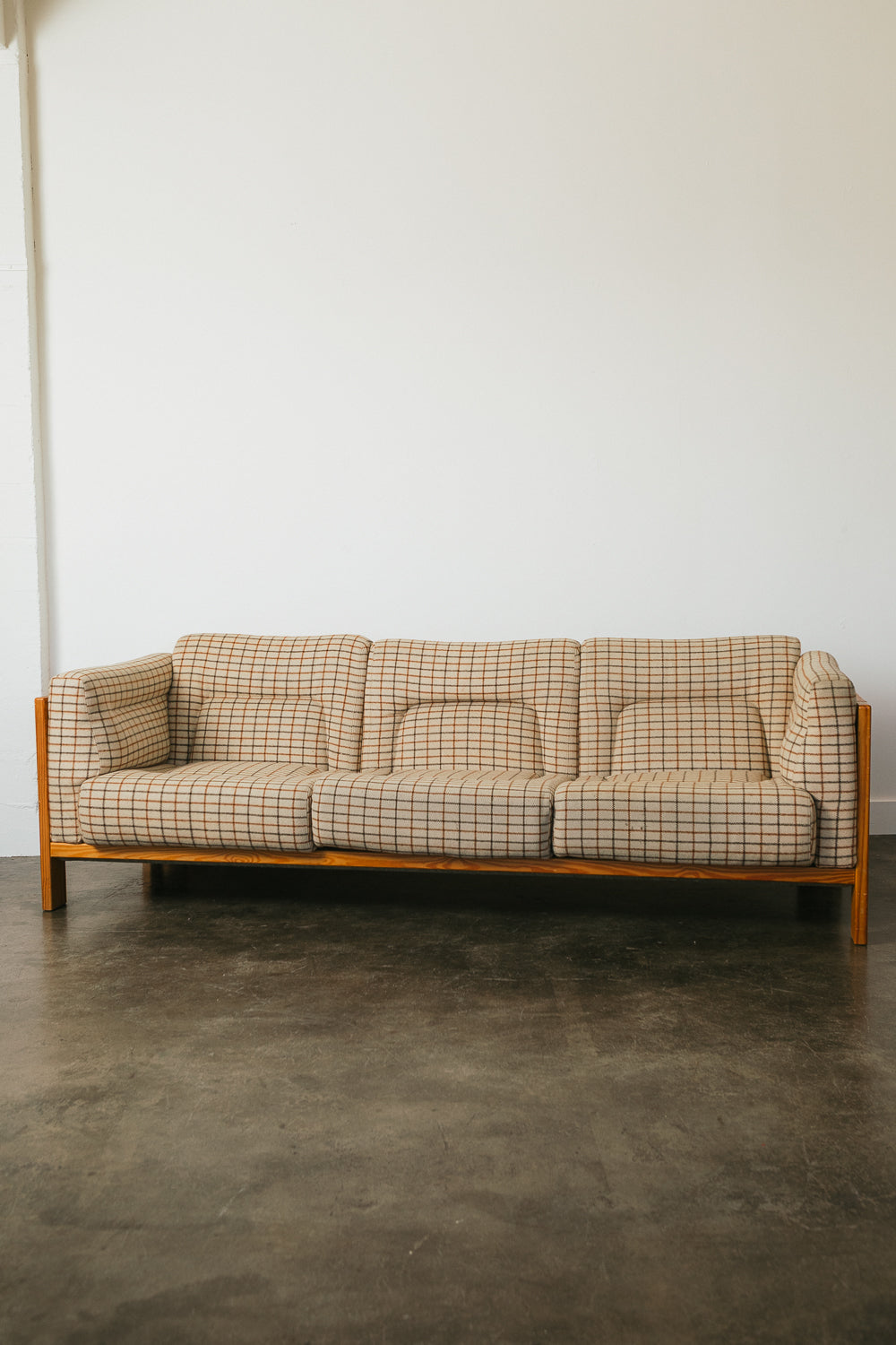 Plaid Sofa
