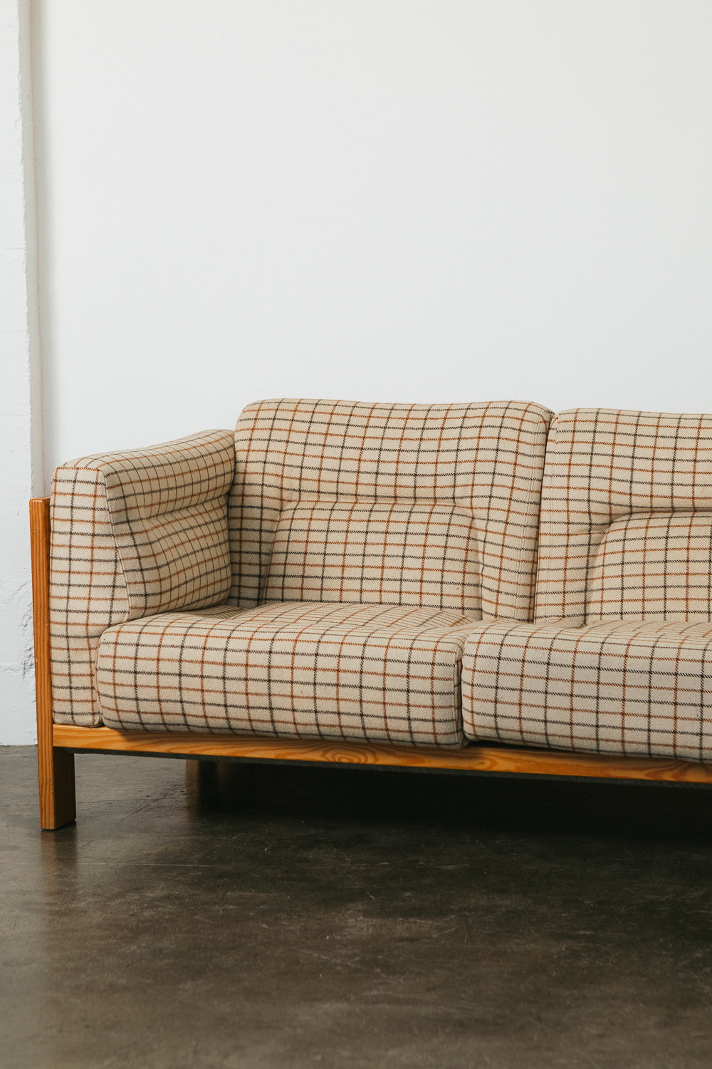 Plaid Sofa