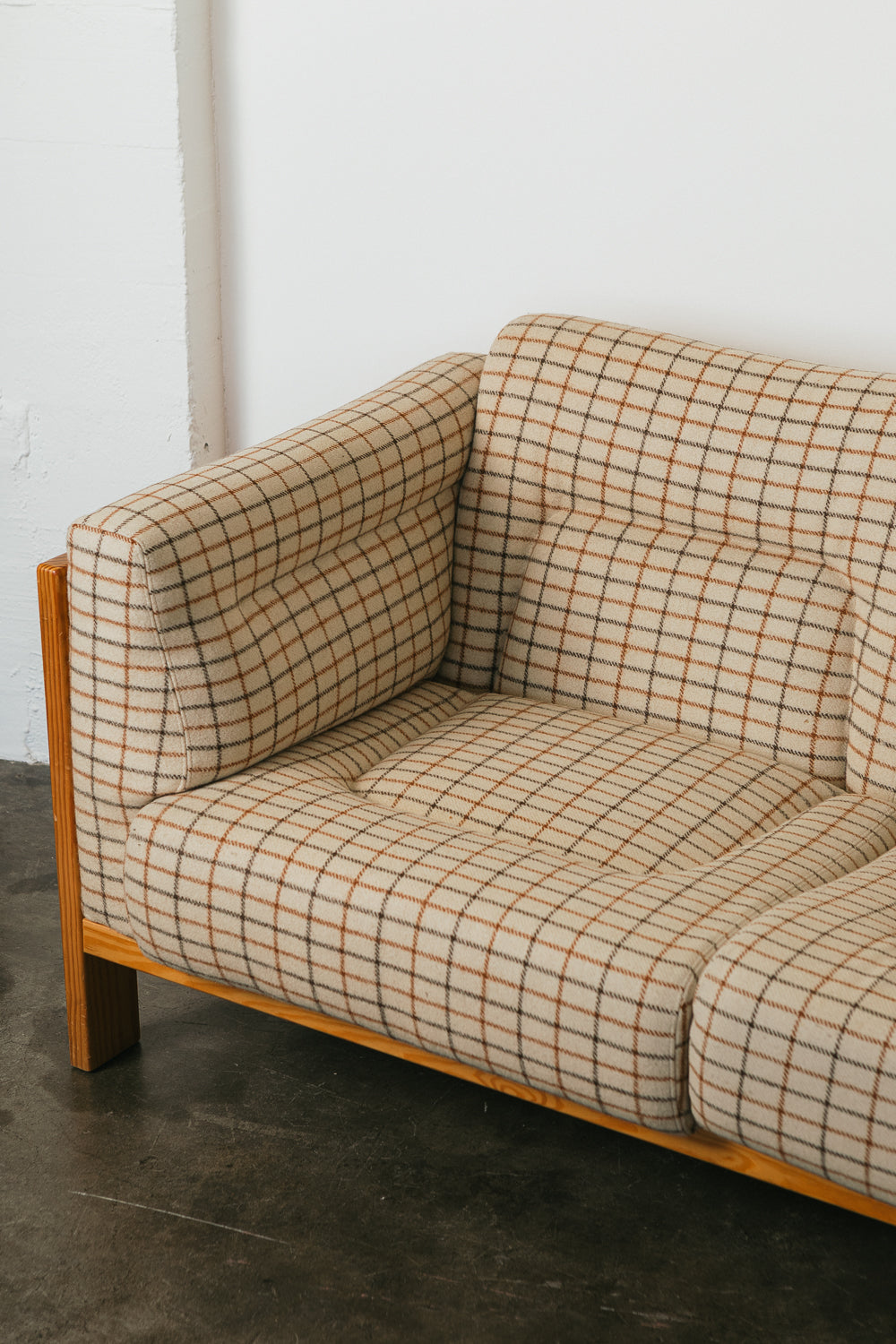 Plaid Sofa