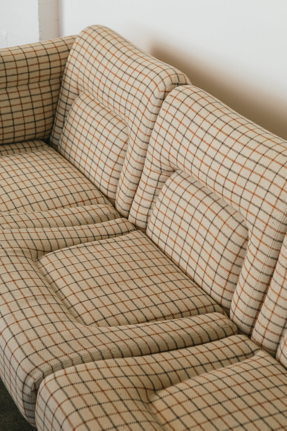 Plaid Sofa