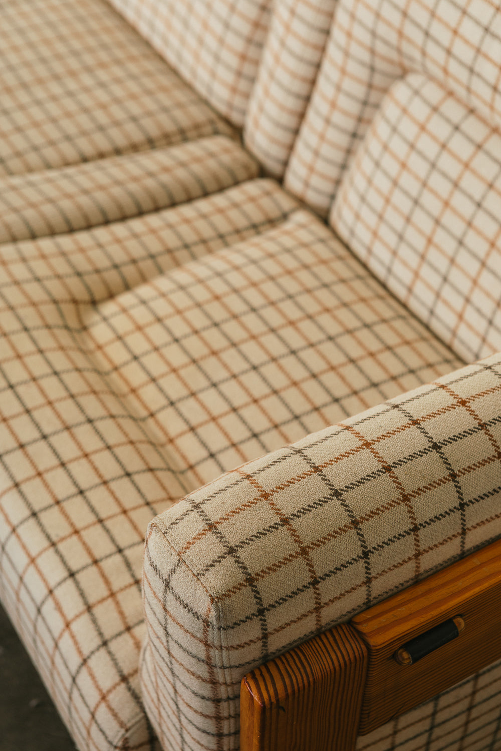 Plaid Sofa