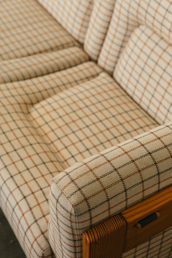 Plaid Sofa