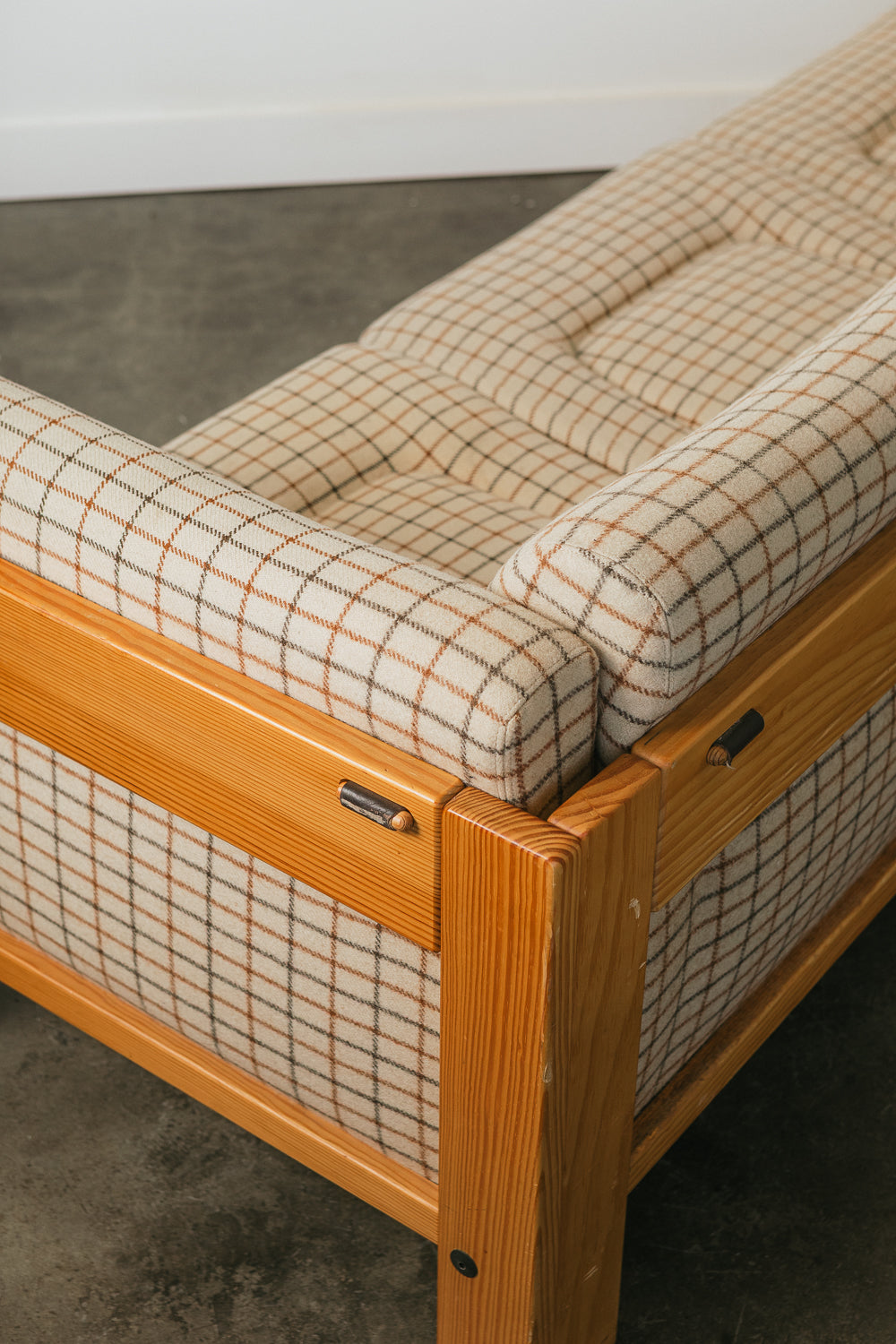 Plaid Sofa
