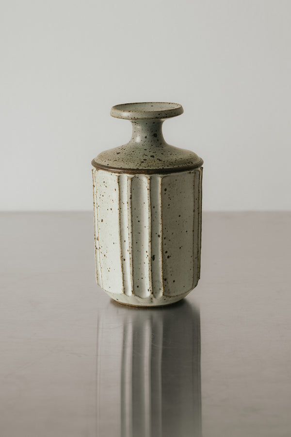 Midcentury Speckled Weed Pot