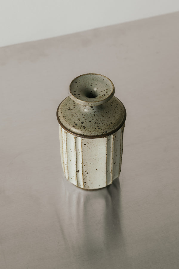 Midcentury Speckled Weed Pot