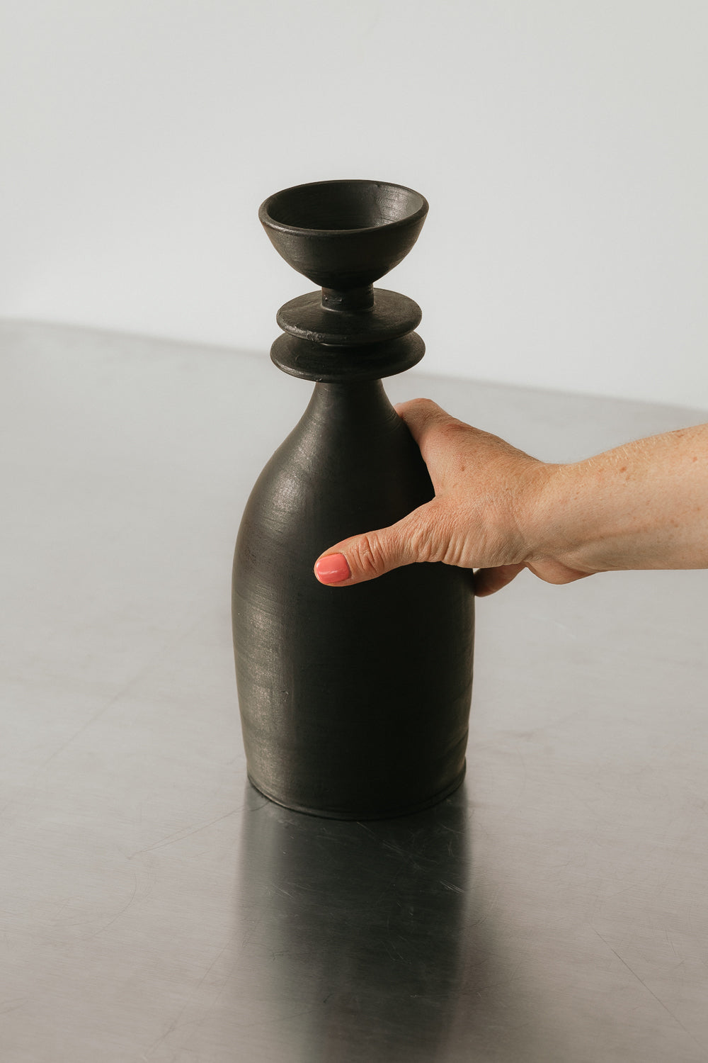 Ceramic Sculptural Candlestick