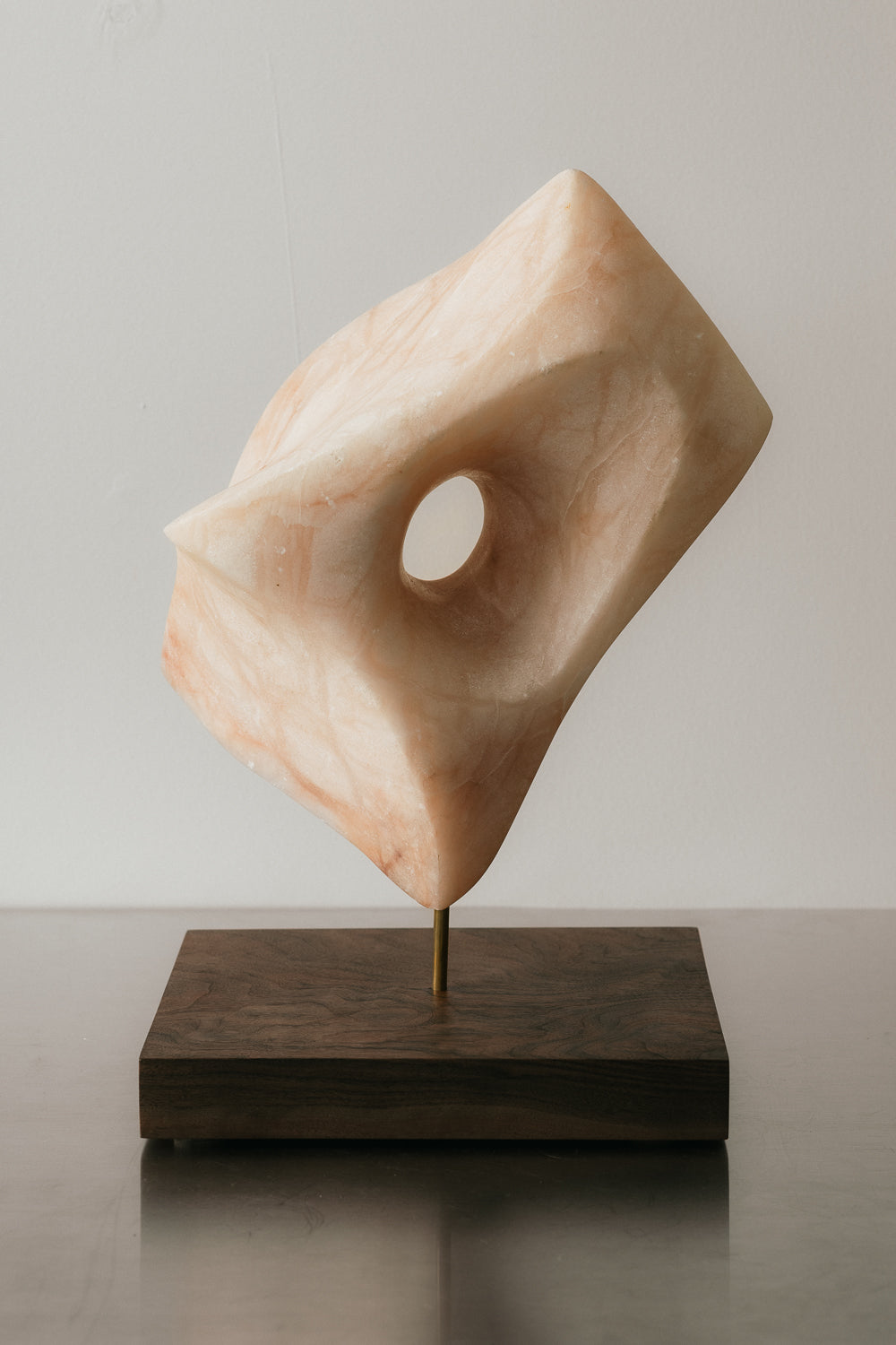 Pink Stone Sculpture