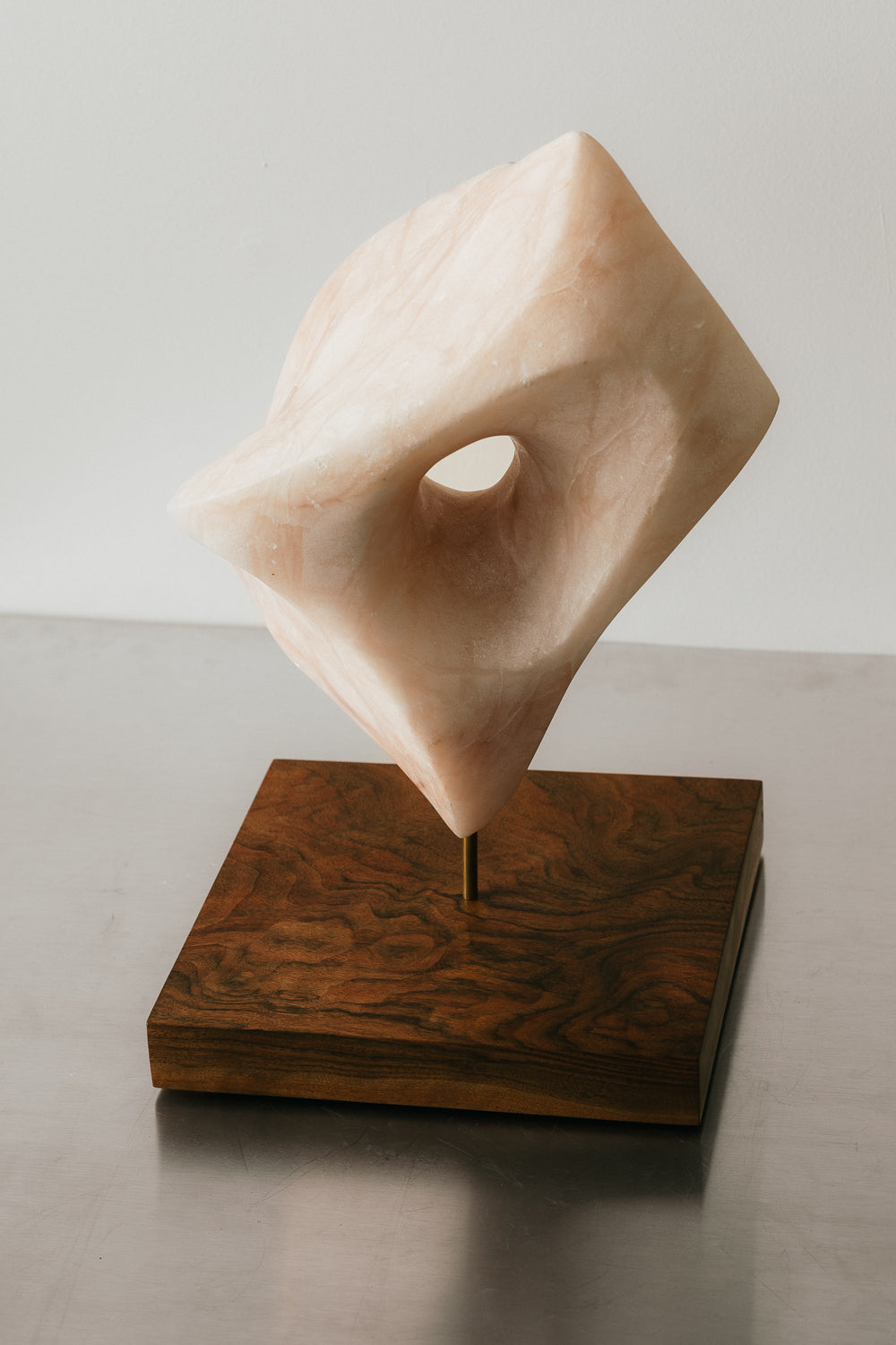Pink Stone Sculpture
