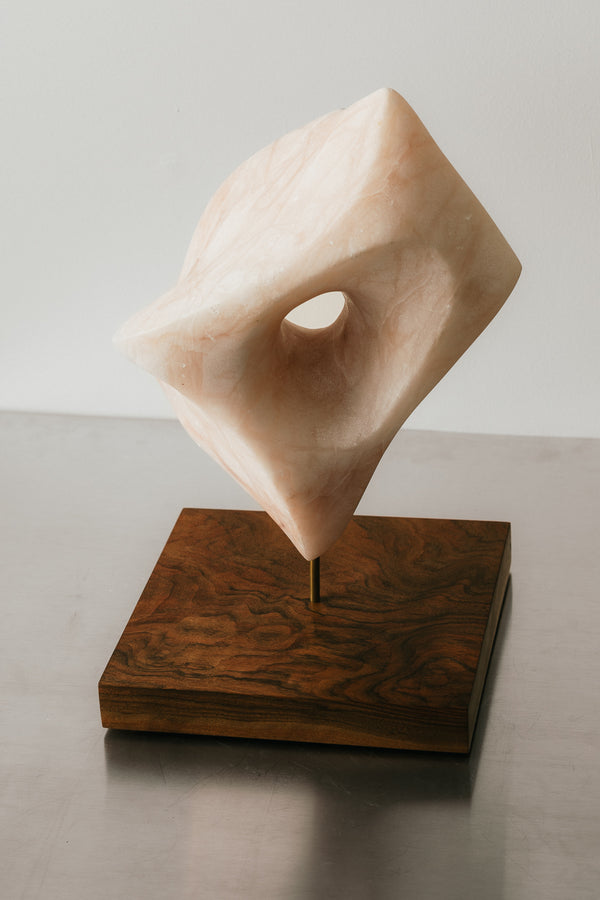 Pink Stone Sculpture